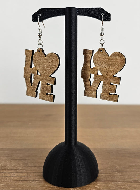 Boucles d'oreilles LOVE